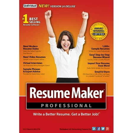 ResumeMaker Professional Deluxe 20 - Windows [Digital Download]
