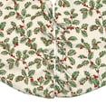 thumbnail image 2 of Lenox Golden Holly Tree Skirt, Multicolor, 52"W x 52"L, 2 of 4