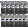 thumbnail image 5 of SOCKS'NBULK Mens King Size Diabetic Socks for Big & Tall Men, Cotton Crew Diabetic, Nephropathy Socks, 5 of 5