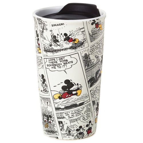 Disney Mickey Mouse Comic Strip Travel Mug, 10 oz.