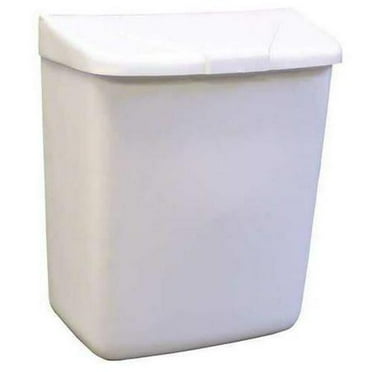 Hospeco Sanitary Napkin Receptacle, White