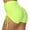 Fluorescent Yellow, variant on PULLIMORE Women High Waist Yoga Shorts Textured Butt Lifting Summer Hot Pants For Beach Sport Gym (S, Blue)