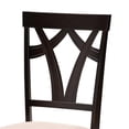 thumbnail image 5 of Bowery Hill Sand Fabric and Dark Brown Finished Wood 5-Piece Dining Set, 5 of 9