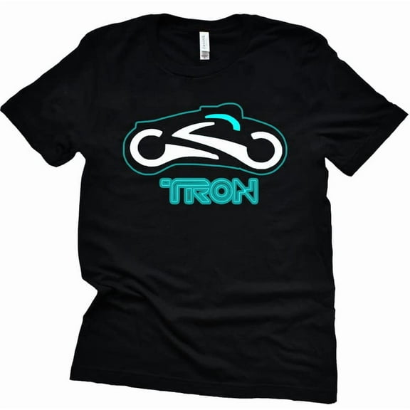 Tron Motorcycle Shirt, Orlando Theme Park Shirt, Mickey T-Shirt, Unisex Casual Short Sleeve (Black-3X-Large)