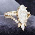 thumbnail image 4 of Jewelerix Marquise Cut Ring 3 CT Moissanite Diamond Engagement Ring Royal Handmade Jewelry Anniversary Promise Ring Gift for Her, 4 of 5