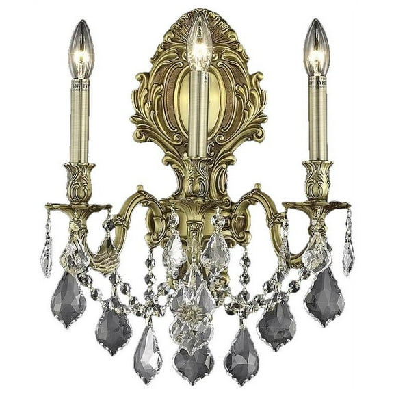 Wall Sconce MONARCH Traditional Hallway Dining Room Living 3-Light Bathr EL-9048