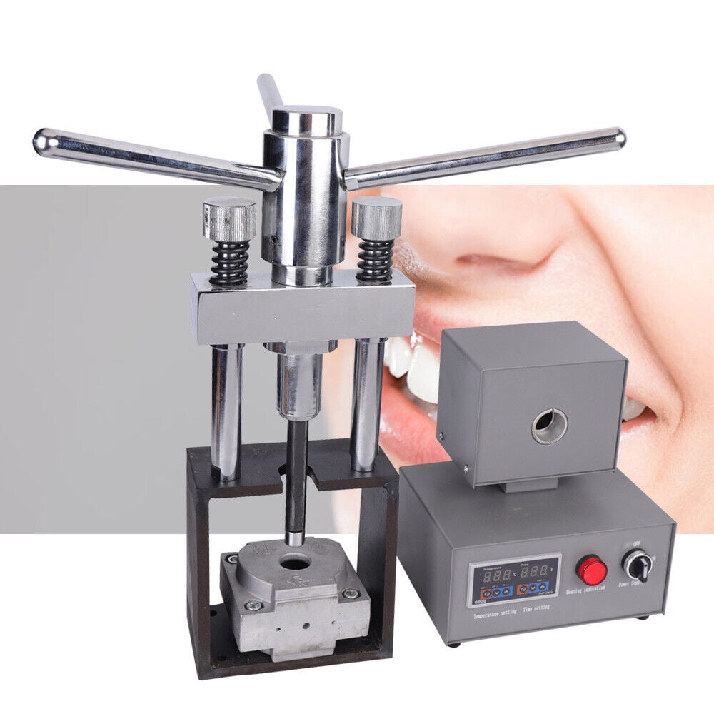Miumaeov Dental Flexible Denture Machine 110V 400W Laboratory Equipment Dentistry Injection System Digital Display