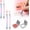 2 Blue+2 Pink, variant on Upgrade Automatic Refillable Wax Pen for Diamond Painting, Diamond Art Pen with 6 Wax Refills, Ergonomic DIY Craft Tool for Adults & Kids, Precision Gem & Rhinestone Applicator