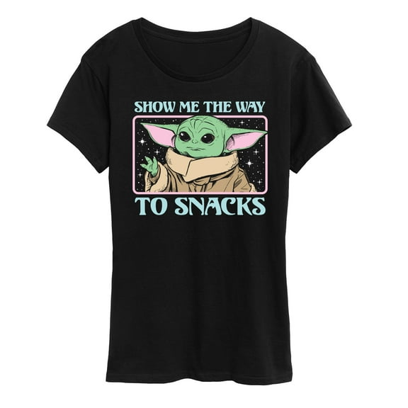 Star Wars - The Mandalorian Grogu The Way To Snacks  - Wo Men's Short Sleeve Graphic T-Shirt