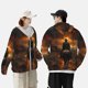 thumbnail image 4 of Fotbe Western Rainy Desert Cowboy Chaqueta con Protección Solar UPF 50+ para Hombre y Mujer, Camisa con Capucha y Bolsillos-Large, 4 of 7