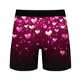 thumbnail image 5 of Clearance Clothes Under $10.00 TMOYZQ Men's Boxer Briefs Comfy 4-Way Stretch Underwear Cute Love Heart Graphic Valentine's Day Boxer S-XXL, 5 of 7