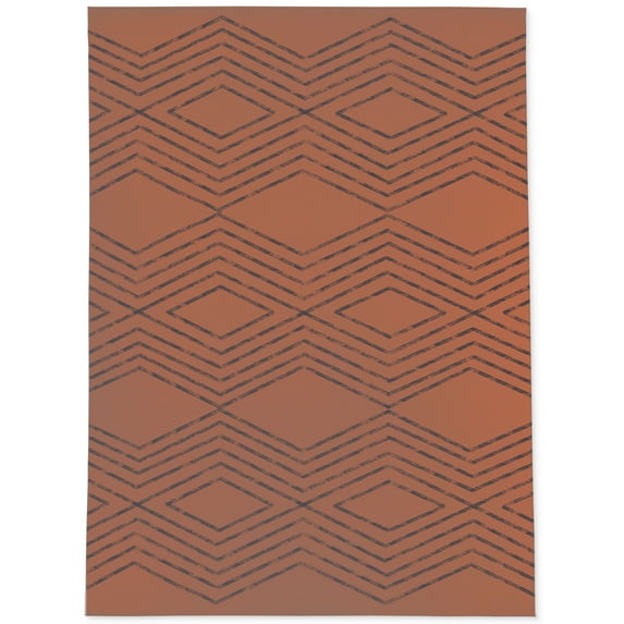 Maya Rust Area Rug by Kavka Designs
