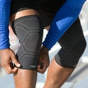Copper Fit® ICE Compression Knee Sleeve, Menthol Infused, 3XL, Black, 1-Pack, FSA HSA Eligible