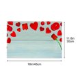 thumbnail image 3 of EGNMCR Valentine's Day Love Placemat Festive Party Dining Room Table Cover Home Kitchen Table Heat Mat Decorations Runner, 3 of 6