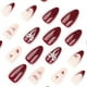 thumbnail image 5 of Uñas postizas a presión, regalos para mujeres, uñas cortas a presión, uñas postizas cortas con pegamento para uñas, pegamento reutilizable, 12 tamaños, parche para uñas, 5 of 5