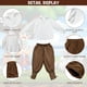 thumbnail image 4 of Disfraz de pirata para niños Prebene Medieval, camisa y pantalones 4-6T, 4 of 6