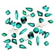 thumbnail image 2 of Conjunto de cristal Vogacara 50 piezas brillo 3D puntas decoración uñas arte diamantes de imitación verde malaquita, 2 of 6