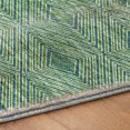 thumbnail image 5 of Addison Rugs Dream Shag Premium Machine Washable Transitional Cultural, Diamond Green Rectangle Rug, 9' x 12', 5 of 8