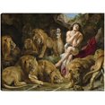 thumbnail image 1 of Cuadro Decorativo - Daniel en el foso de los leones (c. 1614-1616) Jr  Impresión en canvas, estrechado., 1 of 2