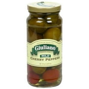 GIULIANO, PEPPER CHRY SWT MILD, 16 OZ, (Pack of 6)