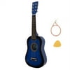 CACAGOO 23" D-Shape Acoustic Guitar Pick Strings for Beginner Kids Gift Blue
