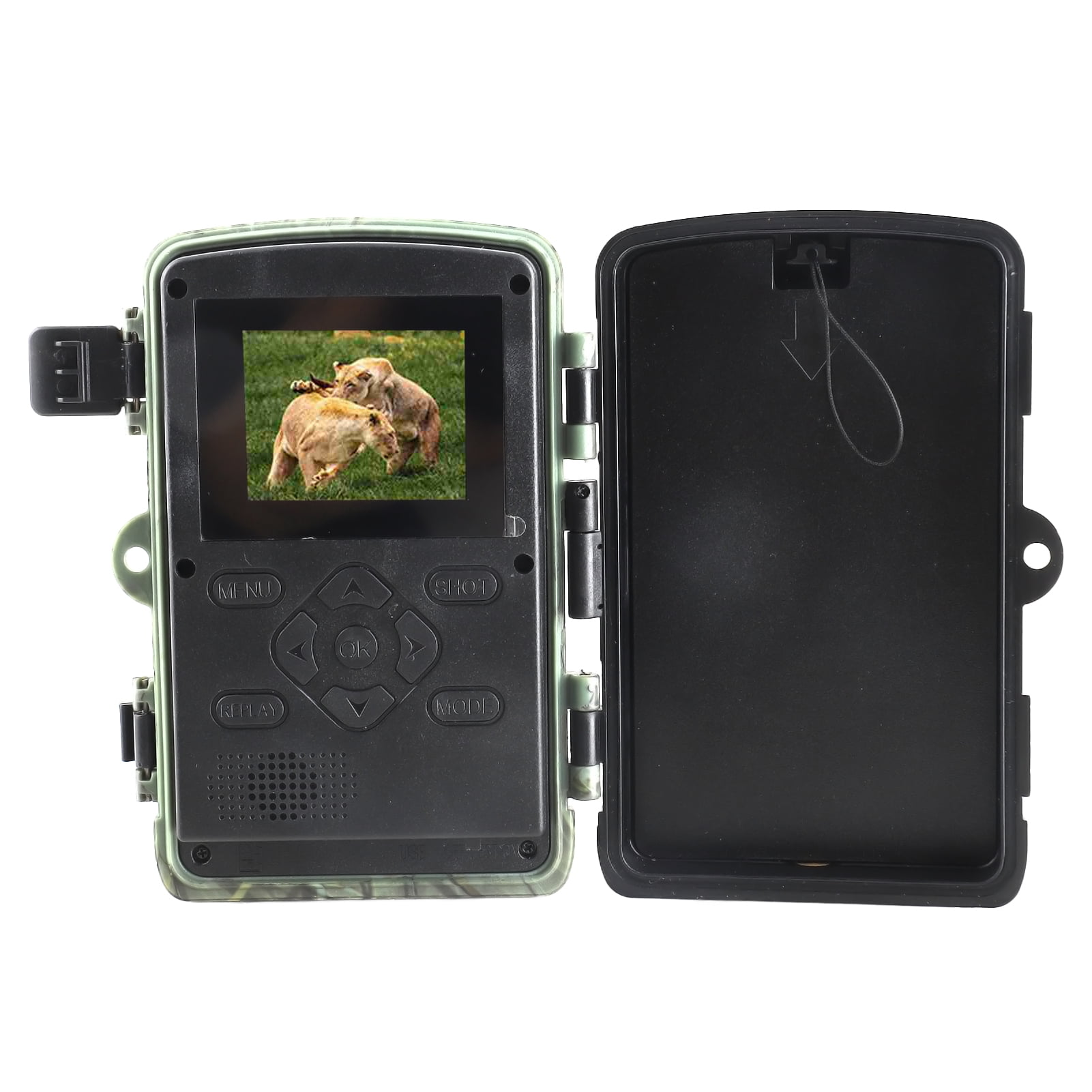 Waterproof 4K 60MP WiFi Trail Camera Night  Waterproof Hunting Camera With 2 Inch Screen For Outdoor Wildlife Monitoring