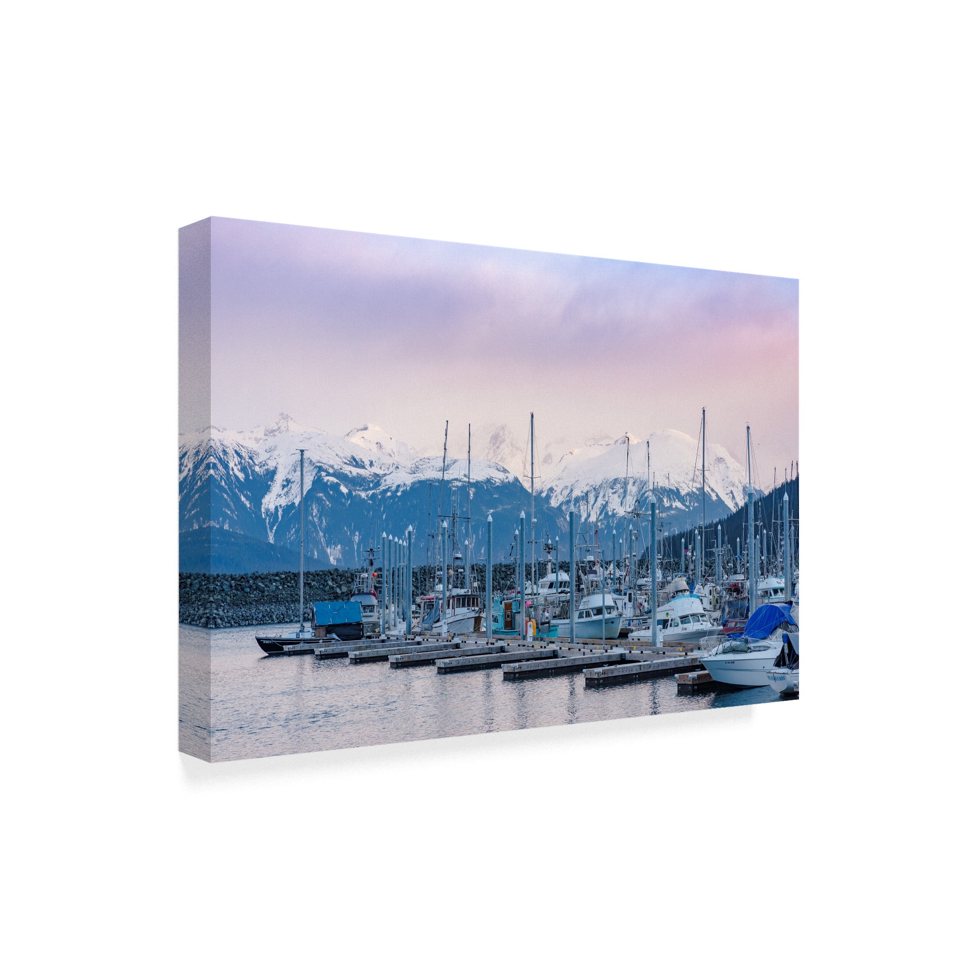 Trademark Fine Art 'Harbor In Haines' Canvas Art by Brenda Petrella Photography Llc