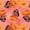 Orange, variant on Springs Creative Disney Moana Floral Cotton Fabric By the Yard