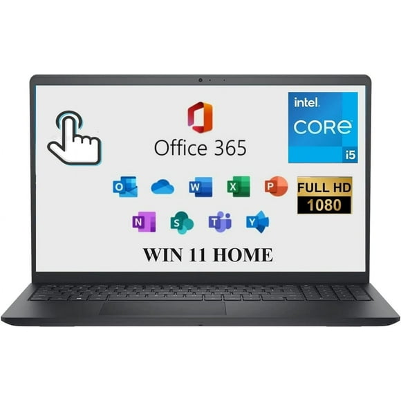 Ordenador portátil DELL Inspiron 15 3000 3520 15.6 pulgadas con pantalla táctil FHD i5-1155G7