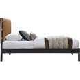 thumbnail image 4 of Meridian Furniture Abigail Cognac Vegan Leather Twin Bed, 4 of 8