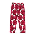 thumbnail image 5 of Xecao Tulips Flowers Women's Straight Lounge Pajama Pants: The Epitome of Relaxed Sleepwear, 5 of 9
