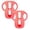 (A117 Red B 2Pack), variant on 2Pcs 240Ml Silicone Baby Bottle Sleeve With Handles, 8Oz Glass Bottle Protector, Compatible With Philips Avent Natural & Anti-Colic Glass BottlesNew