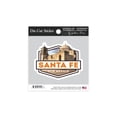 thumbnail image 2 of Die Cut Sticker Santa Fe, New Mexico, Spanish Mission, Contour Vinyl Sticker 1 to 3 inches (Waterproof Decal for Cars, Water Bottles, Laptops, Coolers), Small, 2 of 5
