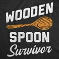 thumbnail image 2 of Mens Funny T Shirts Wooden Spoon Survivor Sarcastic Parenting Graphic Novelty Tee for Men Graphic Tees, 2 of 9