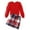 Red&black, variant on Arshiner Girls Fall Winter Clothes Solid Rib Knit Long Sleeve Top Plaid Button A-Line Mini Skirts Set Kids Casual Outfits 8-10 Years