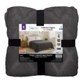 thumbnail image 1 of Cobertor Ligero con Grabado Mainstays Matrimonial Lila, 1 of 4
