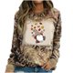 thumbnail image 2 of Ichuanyi liquidación moda para mujeres manga casual de manga redonda redonda de cuello estampado blusa tops blusa ICHUANYI WER202308215245, 2 of 5