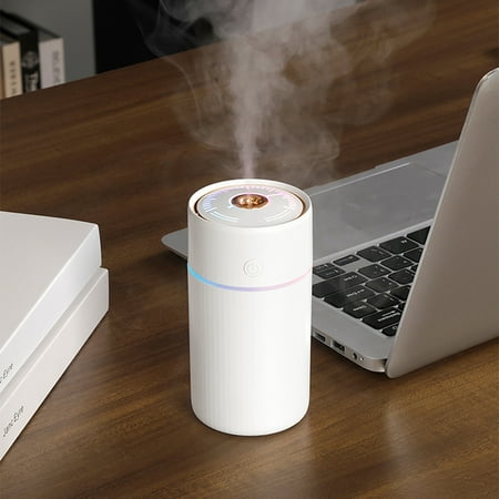 

Tusihei Small Cool Mist Humidifier Essential Oil Humidifier Diffuser with Auto Shut Off Adjustable Spray Modes Low Noise Quiet Design For Bedroom Office Plants