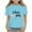 Blue, variant on Boys & Girls I Love Mom Print Casual Short Sleeve T-Shirt Round Neck Pullover Top Spring Summer Mother's Day Graphic Tee