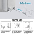 thumbnail image 3 of Lishi Stainless Steel Retractable Clothesline with Adjustable 4.2m Line and Wall Bracket, 3 of 4