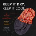 thumbnail image 4 of Gorro de ducha Hairsome para hombre, impermeable, reutilizable, negro, 4 of 8