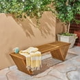 thumbnail image 3 of Noble House Metropol Outdoor Acacia Wood Bench Teak, 3 of 7