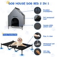 thumbnail image 4 of Caseta para perros Nidouillet 48, grande, para uso exterior e interior, resistente a la intemperie, 4 of 7