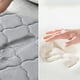 thumbnail image 5 of Alfombra de baño suave y antideslizante | Alfombra de baño de espuma absorbente | Alfombra de baño gruesa y lavable a máquina para bañera y ducha | Gris, azul marino y marrón, 5 of 6