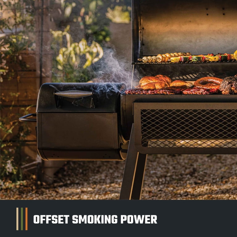 Oklahoma Joe's® Laredo™ Series 1100 Offset Smoker - Walmart.com