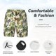 thumbnail image 3 of Balery Jungle Animals Bañador para hombre, shorts de playa de secado rápido con entrepierna y forro de compresión-Large, 3 of 6
