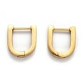 thumbnail image 2 of 304 Stainless Steel Huggie Hoop Earrings U Shape Golden 13x11x3mm Pin: 1mm DIY, 2 of 3