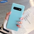 thumbnail image 2 of Funda de silicona Samsung S10 S10E S10 + funda de estilo de oficina de silicona líquida suave para Galaxy S10 Plus S10E S10 carcasa trasera con caja Tan Jianjun unisex, 2 of 2