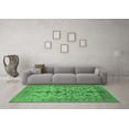 thumbnail image 3 of Ahgly Company Indoor Round Oriental Emerald Green Industrial Area Rugs, 7' Round, 3 of 4
