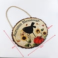 thumbnail image 5 of VerPetridure Autumn Door Hanging Tag Pendant Fall Ornament Welcome Sign Decorative Vintage Wall Hanging Home Garden, 5 of 5